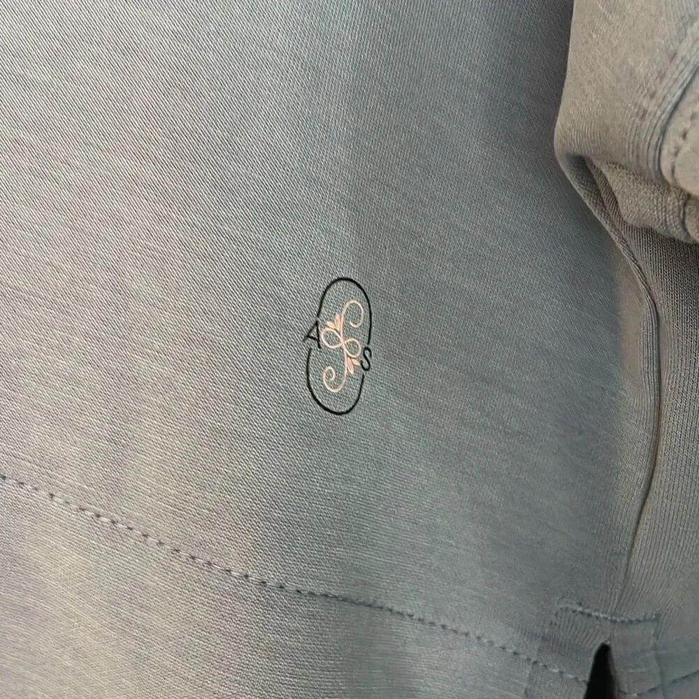 AS revival blue cropped Athletic hoodie M
